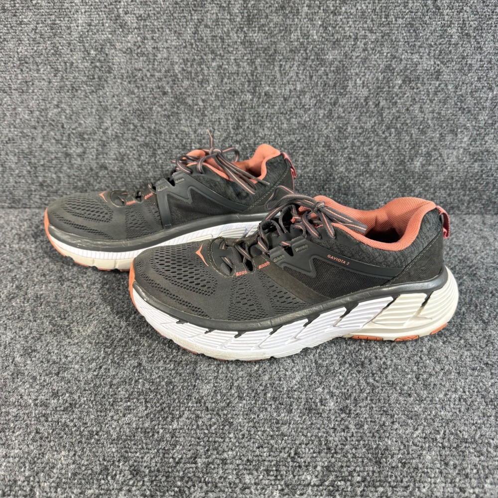 Hoka One One Gaviota 2 Womens Running Shoes Coral Stability Sneakers Size 10